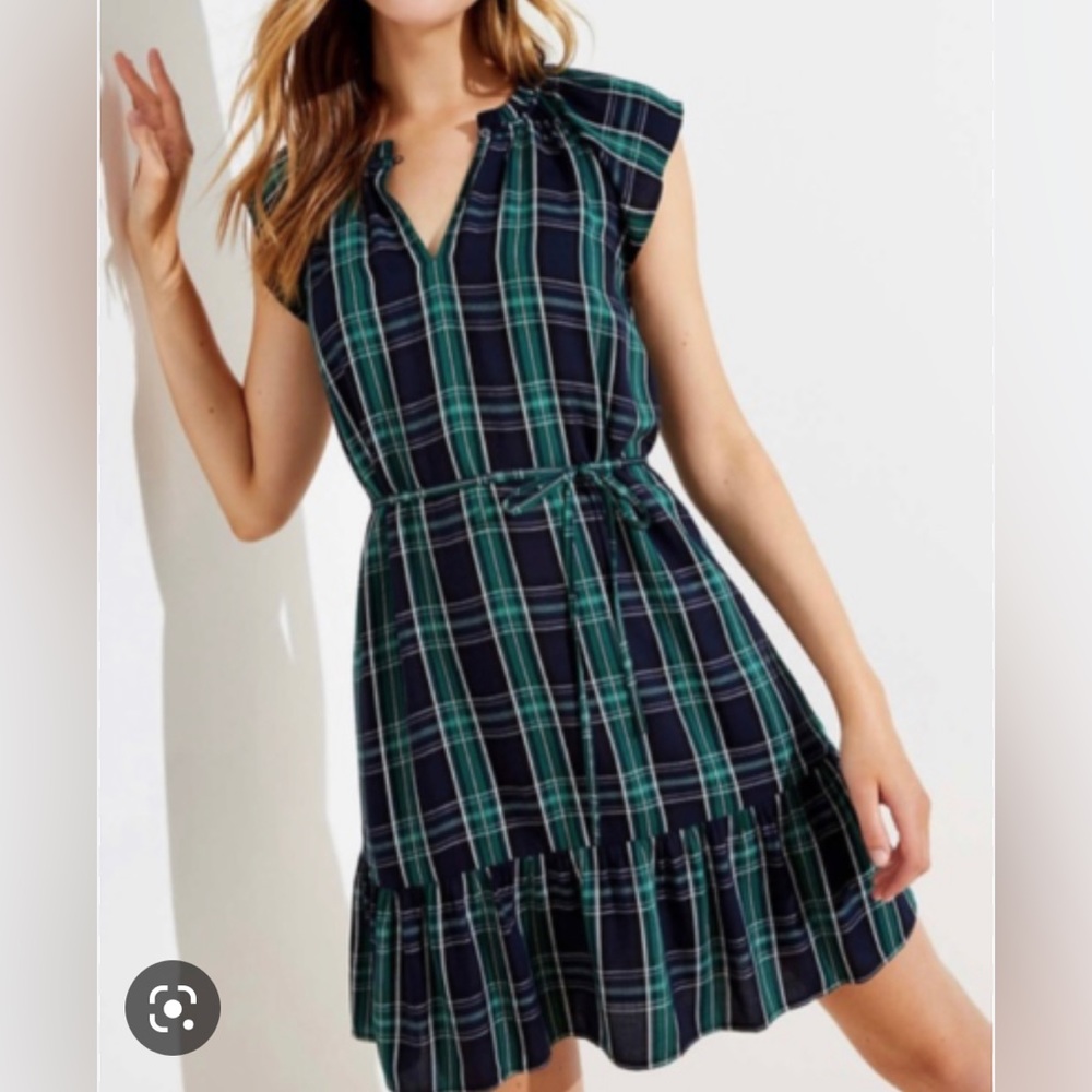 NWT Loft Plaid Dress